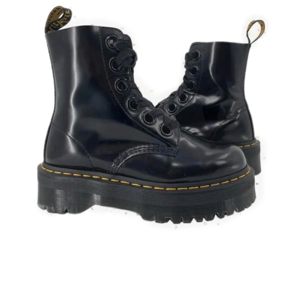 Molly Dr Marten Platform Leather Boots